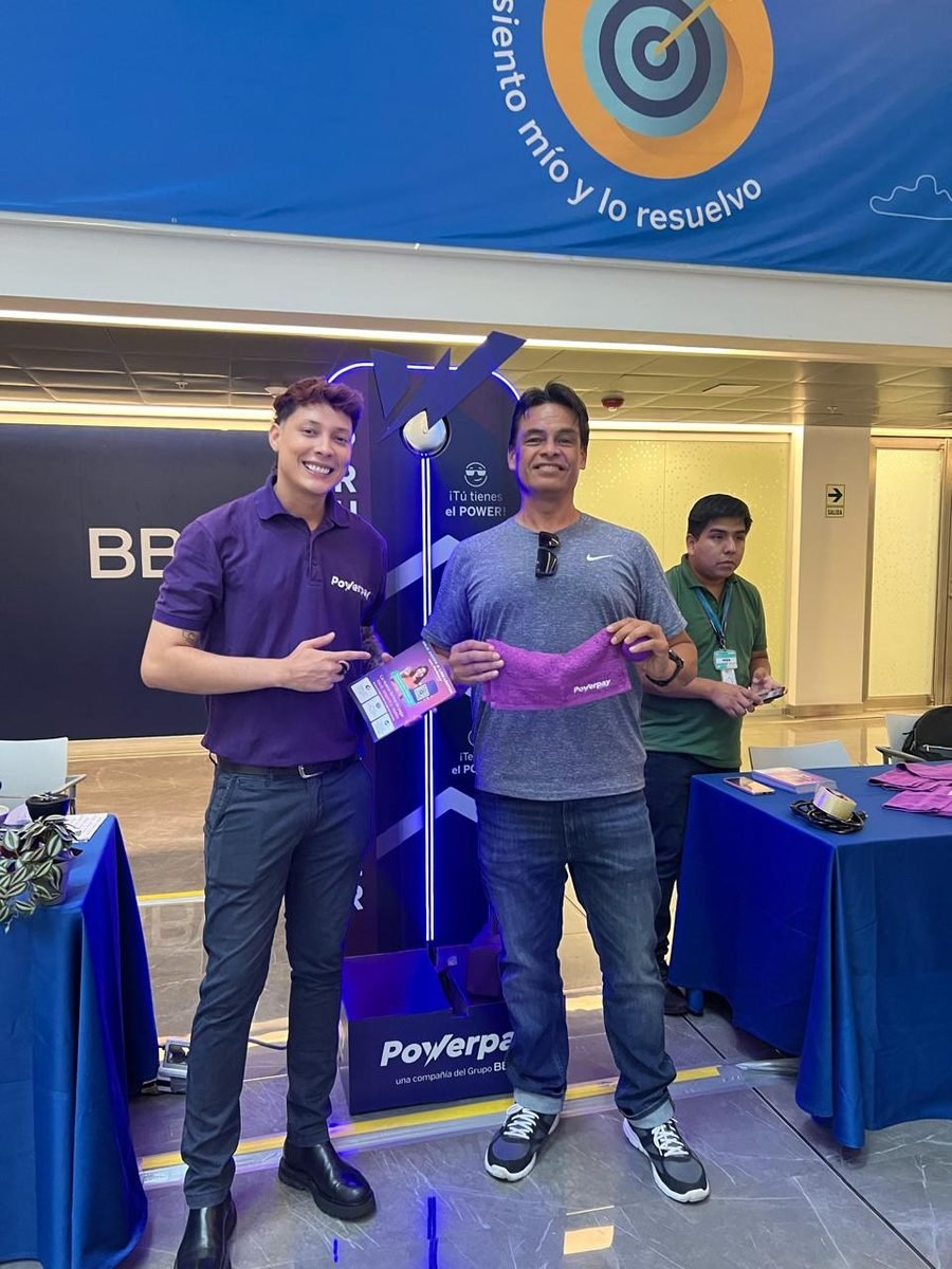 Activación 'Prueba tu Power' de Powerpay en evento BBVA Values Day