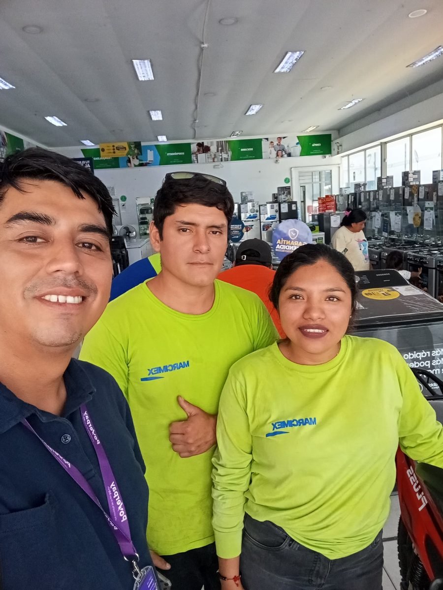 Visita al equipo de tienda Marcimex
