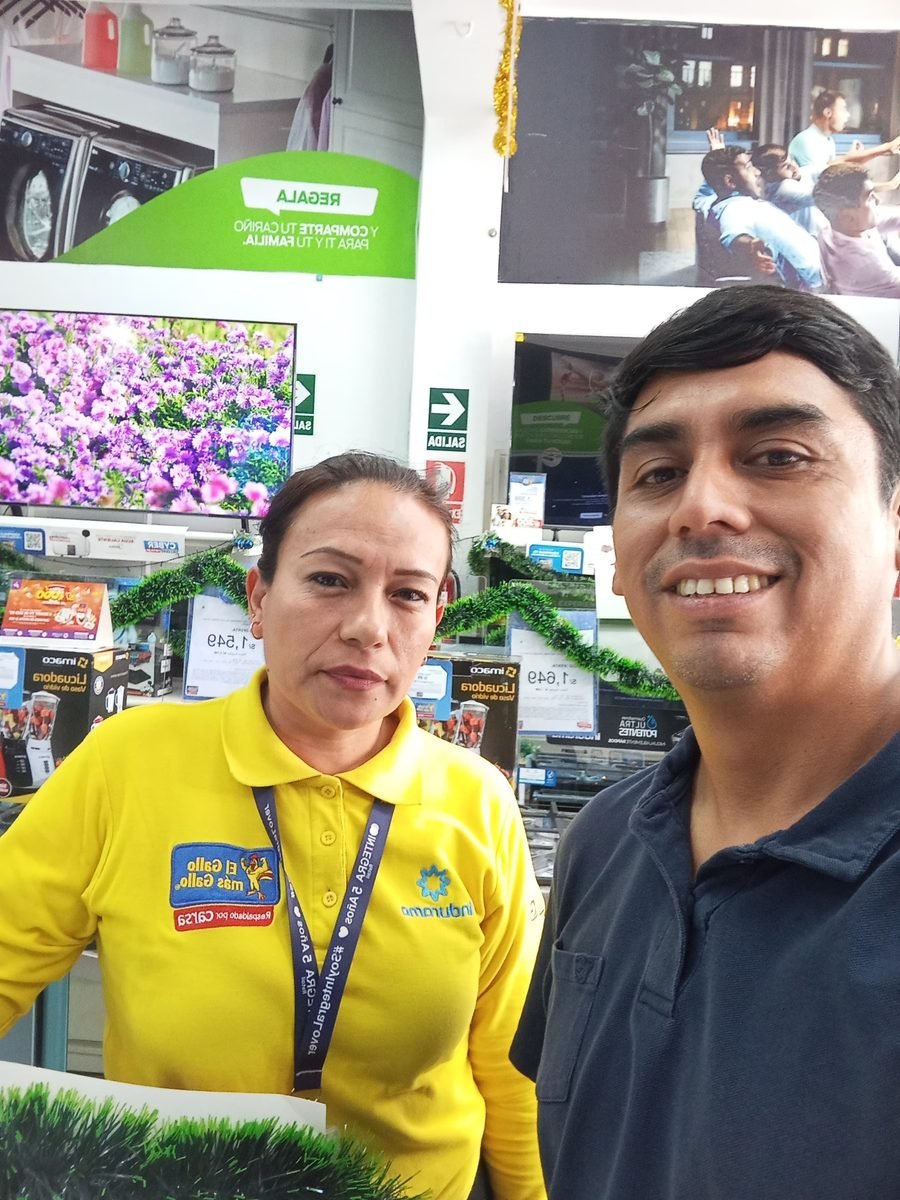 Visita a tienda afiliada con línea Indurama